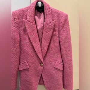 Generation Love Pink Tweed Blazer XS